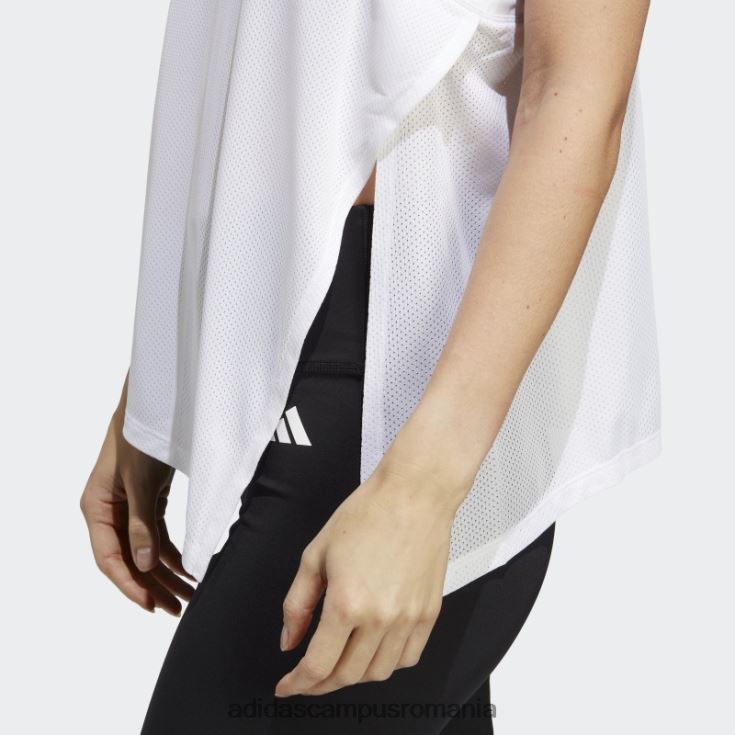 adidas campus romania maiou de antrenament alb hiit aeroready quickburn adidas femei alb negru J266N216797