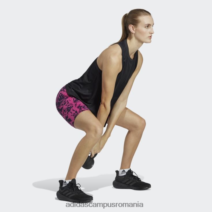 adidas campus romania maiou de antrenament hiit aeroready quickburn negru adidas femei alb negru J266N217100