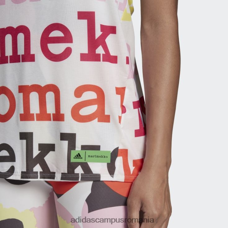 adidas campus romania maiou de antrenament x marimekko alb femei alb J266N217583