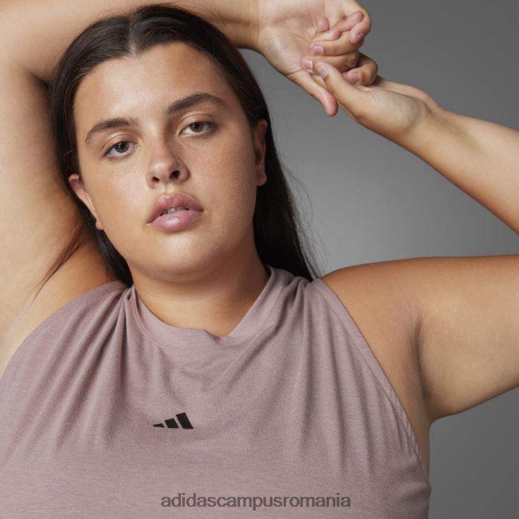 adidas campus romania maiou de yoga echilibru autentic (plus mărime) mov adidas femei Violet J266N210380