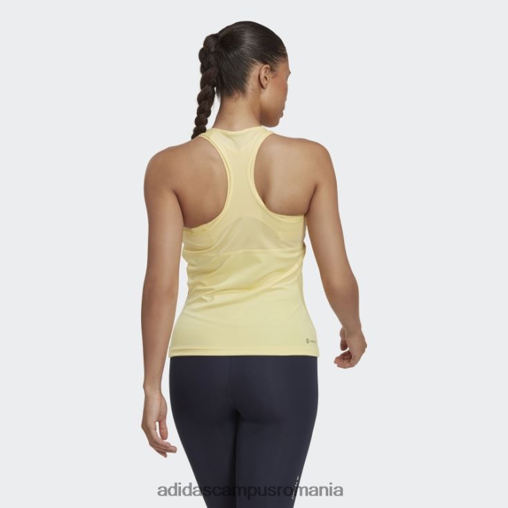 adidas campus romania maiou galben de antrenament techfit racerback femei galben/alb J266N217519