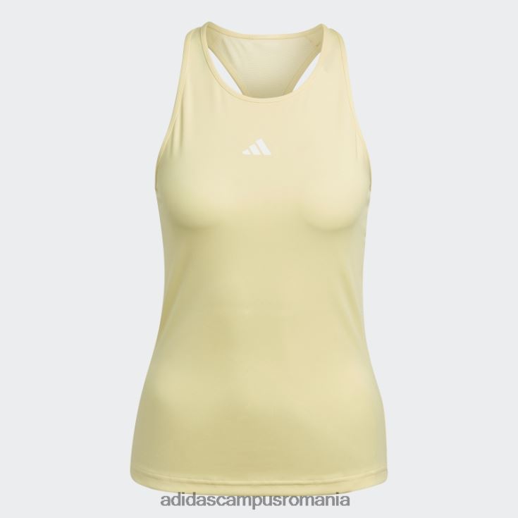 adidas campus romania maiou galben de antrenament techfit racerback femei galben/alb J266N217519