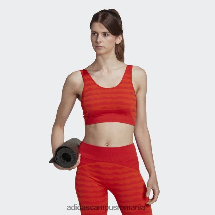 adidas campus romania marimekko sutien aeroknit cu susținere ușoară portocaliu femei portocale J266N22701