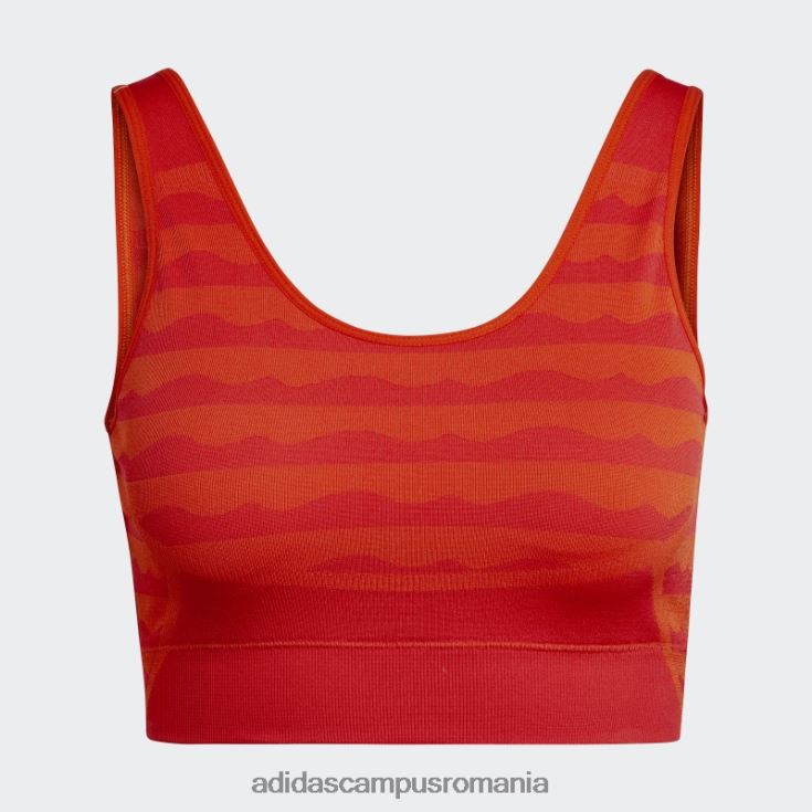 adidas campus romania marimekko sutien aeroknit cu susținere ușoară portocaliu femei portocale J266N22701