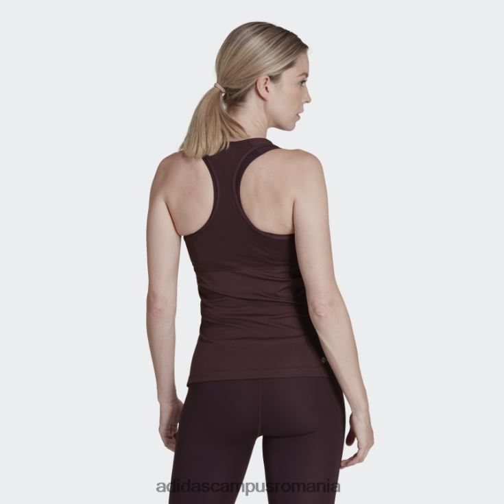 adidas campus romania maroon techfit racerback tank top adidas femei maro J266N23189
