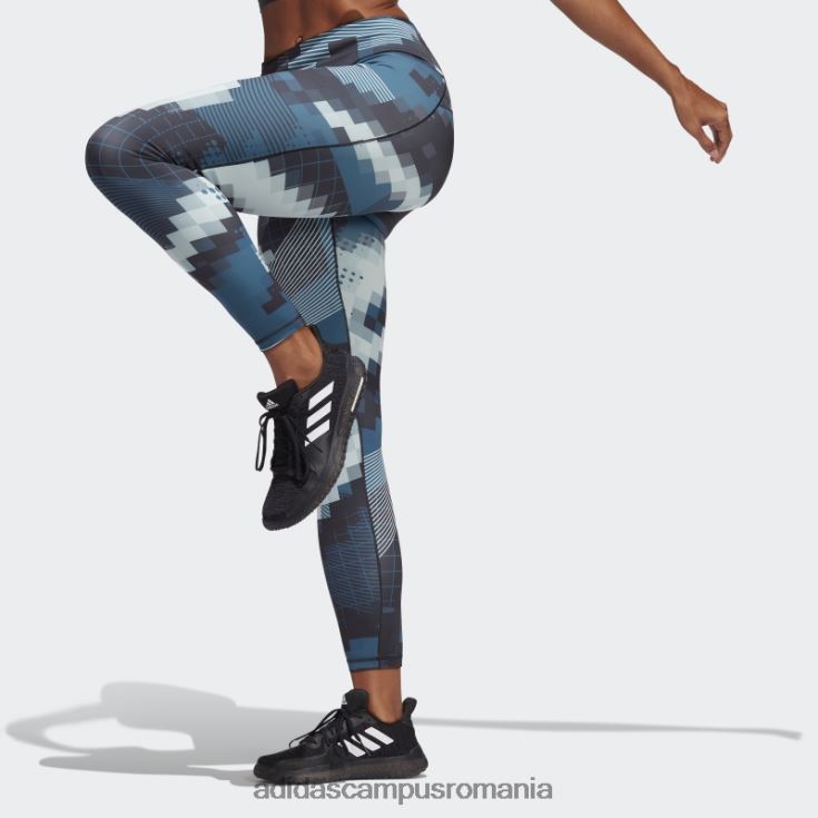 adidas campus romania mint fashion x peloton crede acest colanti femei mentă/orbit indigo/gri noapte J266N210641