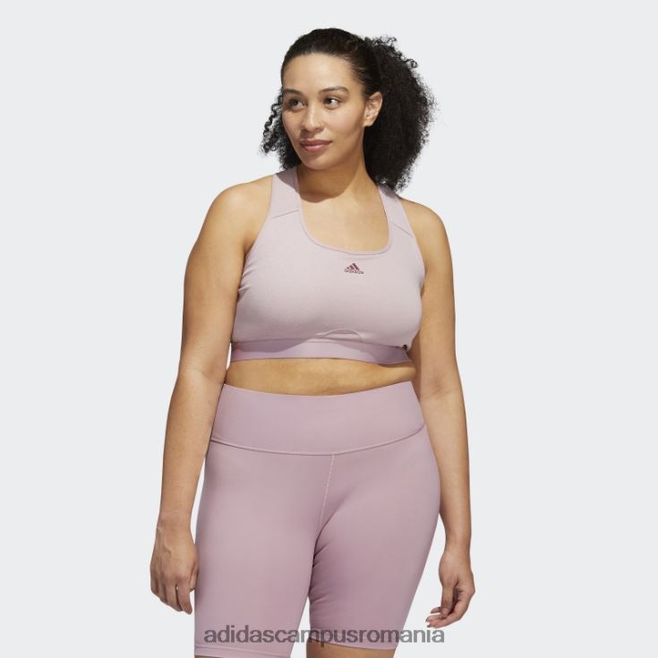 adidas campus romania mov powerreact antrenament sutien mediu susținere (plus mărime) modă femei mov J266N210630