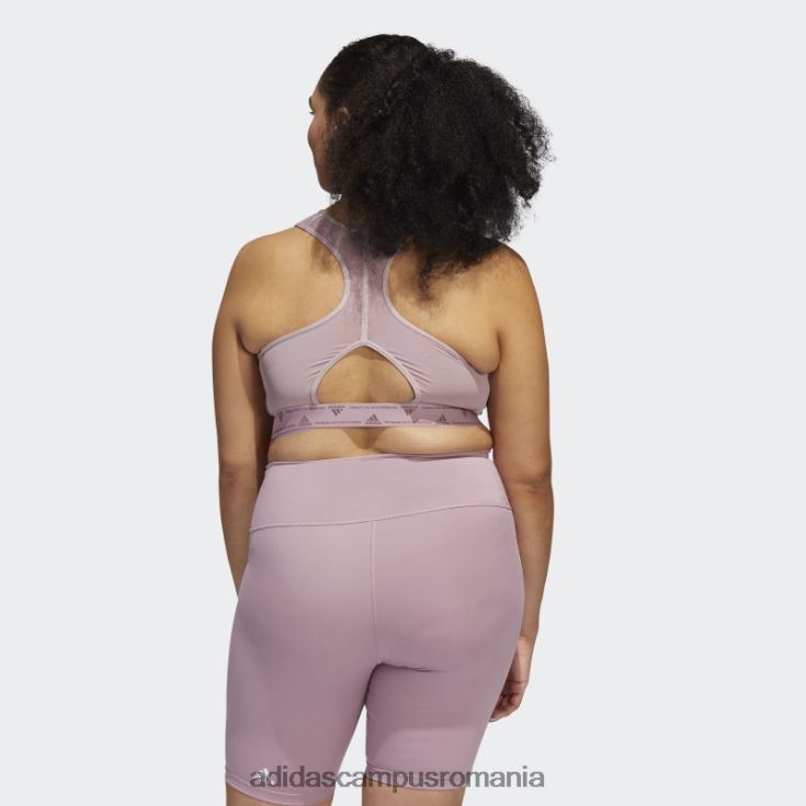 adidas campus romania mov powerreact antrenament sutien mediu susținere (plus mărime) modă femei mov J266N210630