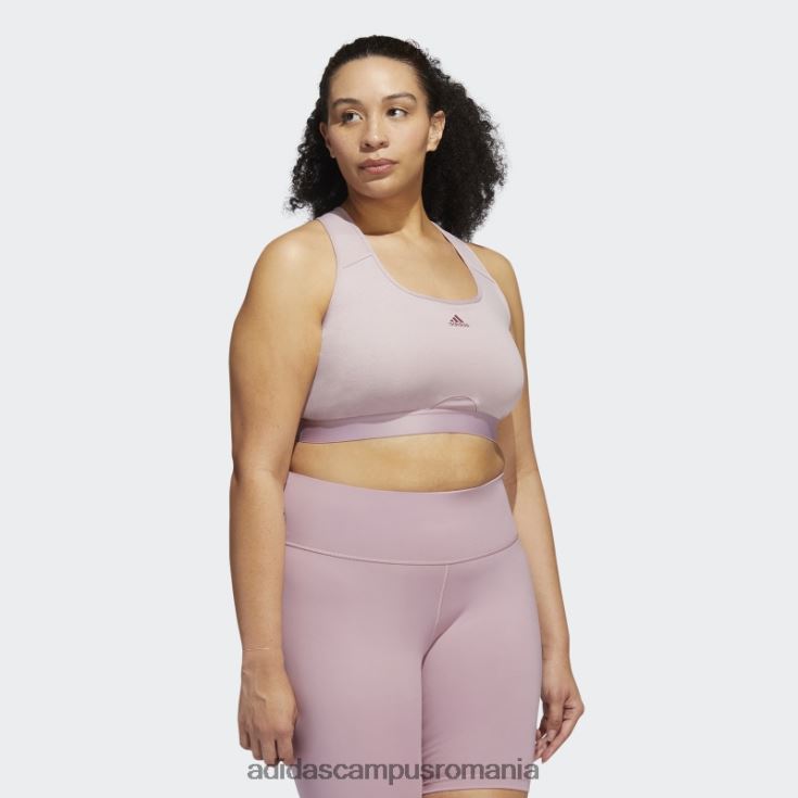 adidas campus romania mov powerreact antrenament sutien mediu susținere (plus mărime) modă femei mov J266N210630