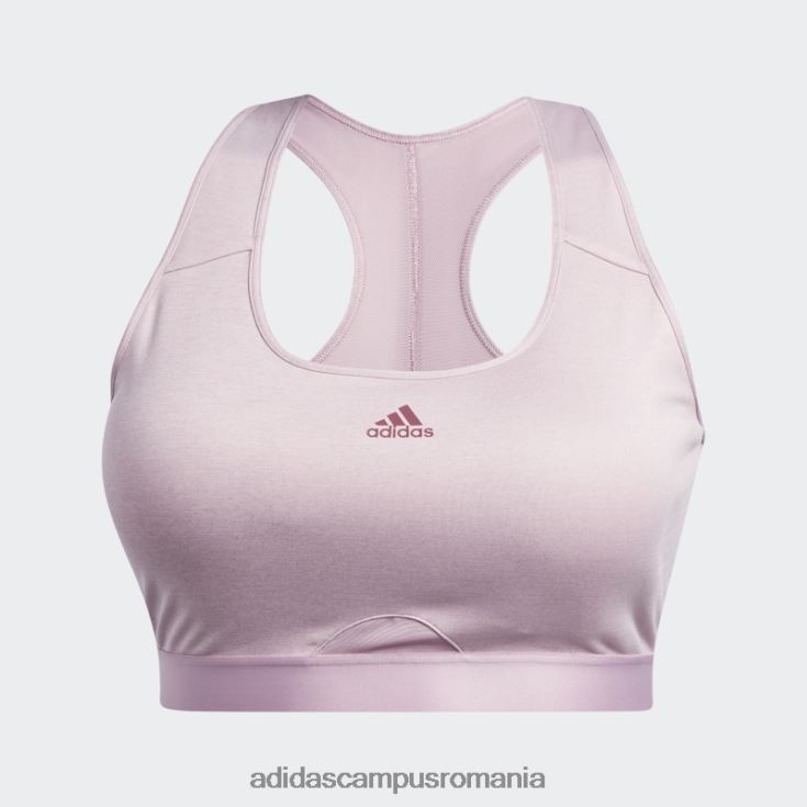 adidas campus romania mov powerreact antrenament sutien mediu susținere (plus mărime) modă femei mov J266N210630