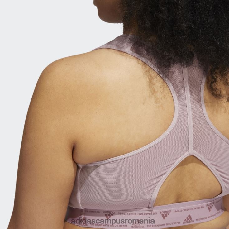 adidas campus romania mov powerreact antrenament sutien mediu susținere (plus mărime) modă femei mov J266N210630