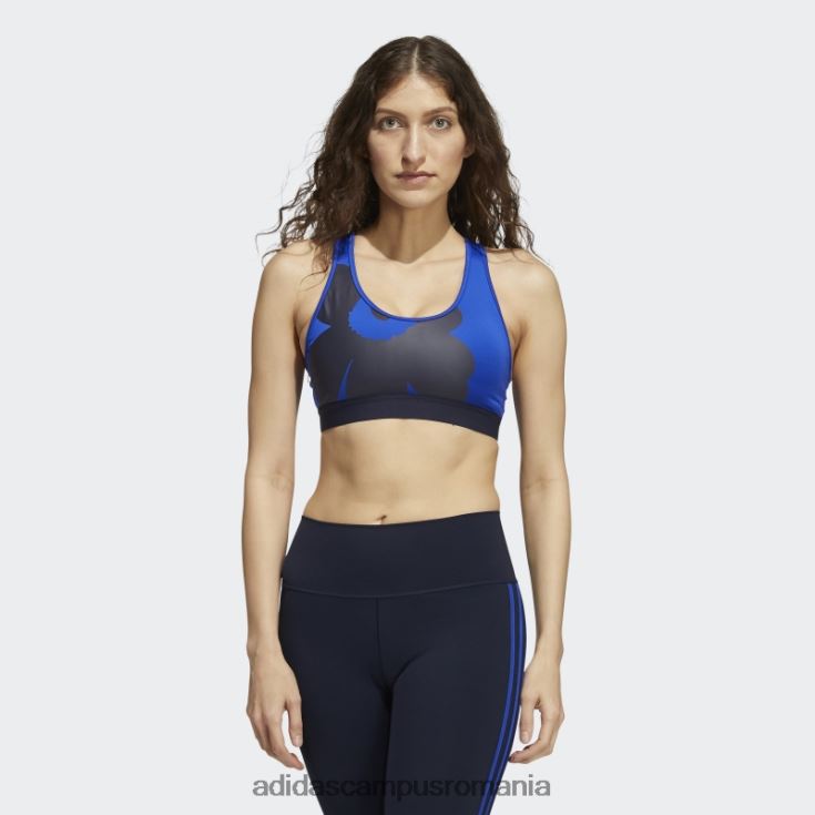 adidas campus romania îndrăzneț albastru marimekko crede acest sutien mediu de sprijin femei albastru îndrăzneț/cerneală J266N210594