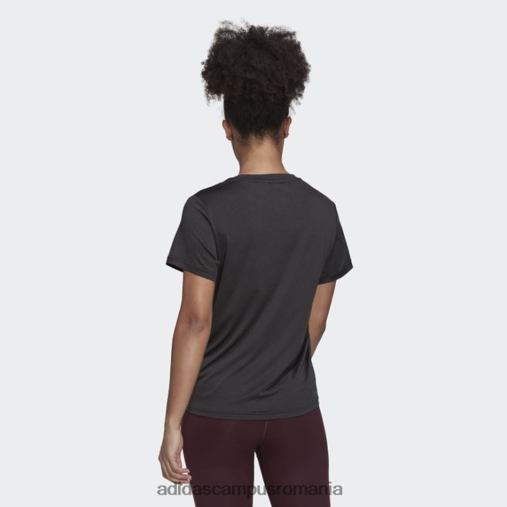 adidas campus romania negru aeroready făcut pentru antrenament la modă de tricou minim femei negru J266N210355