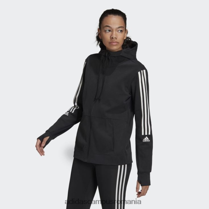adidas campus romania negru aeroready făcut pentru antrenament moda hanorac femei negru J266N210221