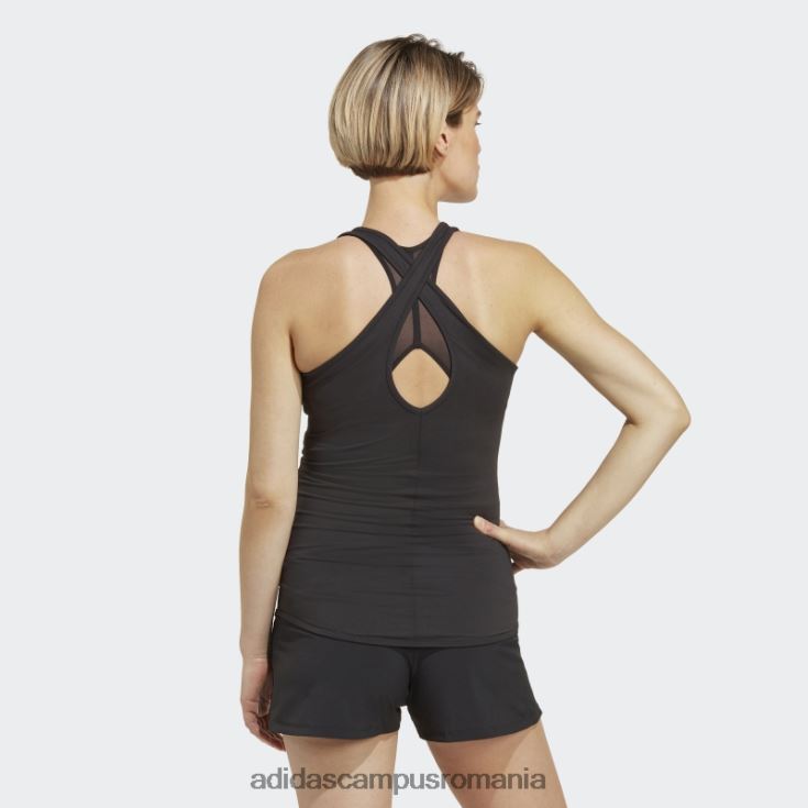 adidas campus romania negru aeroready train essentials maiou slim-fit (maternitate) adidas femei alb negru J266N29273
