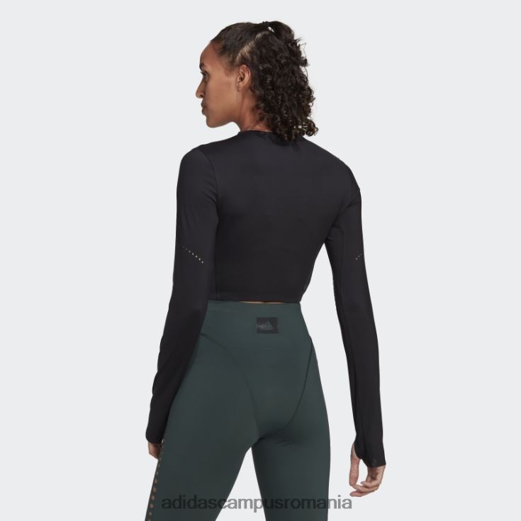 adidas campus romania negru cel mai bun top cu mânecă lungă fierbinte femei negru J266N210690