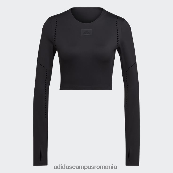 adidas campus romania negru cel mai bun top cu mânecă lungă fierbinte femei negru J266N210690