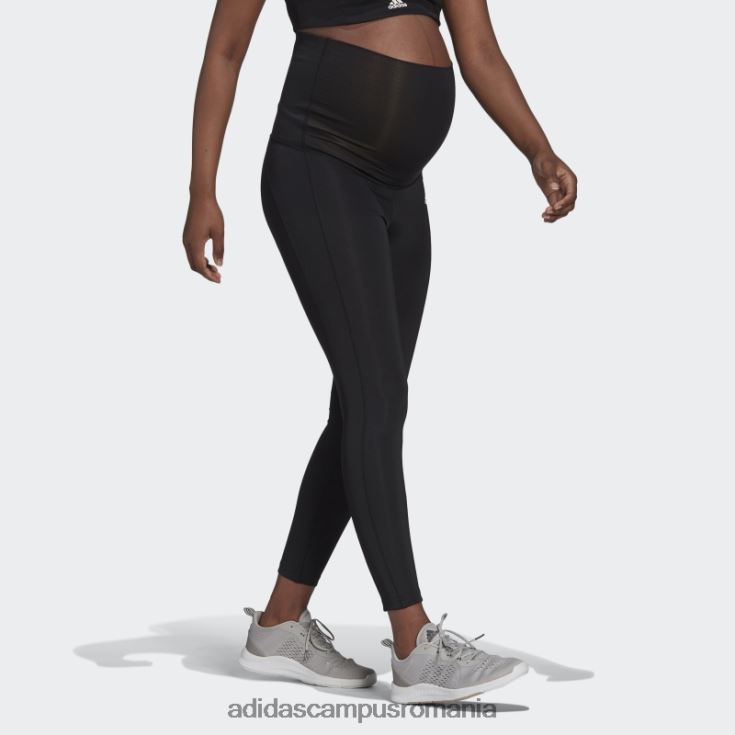 adidas campus romania negru conceput pentru a muta colanti sport 7/8 (maternitate) femei alb negru J266N22812
