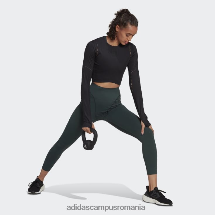 adidas campus romania negru fierbinte cel mai bun top cu mânecă lungă femei negru J266N22784