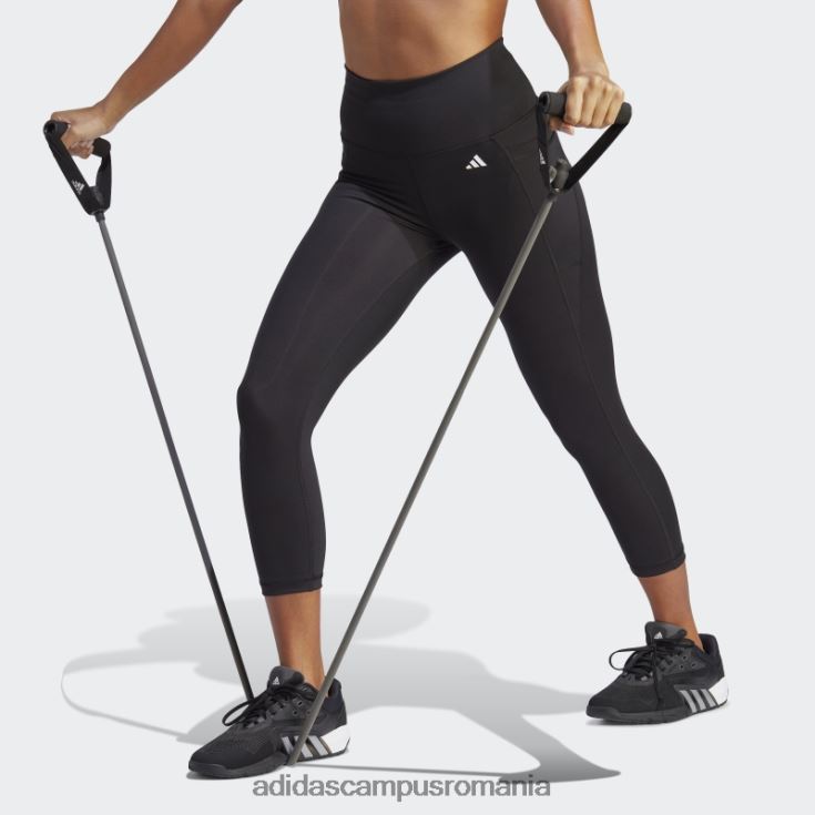 adidas campus romania negru optime stash buzunar cu talie înaltă 3/4 jambiere moda femei negru J266N22571