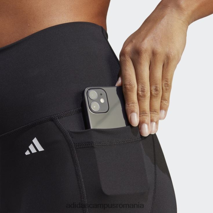adidas campus romania negru optime stash buzunar cu talie înaltă 3/4 jambiere moda femei negru J266N22571