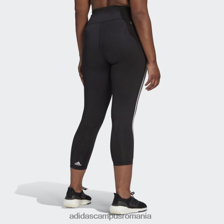 adidas campus romania negru optime trainicons 3 dungi 7/8 jambiere (plus mărime) adidas femei alb negru J266N28913