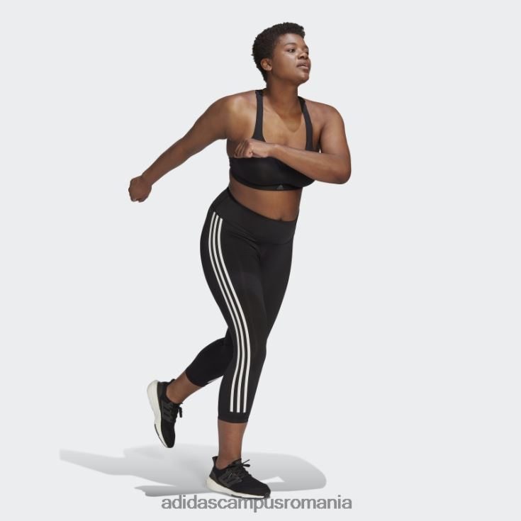 adidas campus romania negru optime trainicons 3 dungi 7/8 jambiere (plus mărime) adidas femei alb negru J266N28913