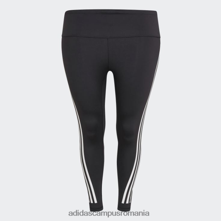 adidas campus romania negru optime trainicons 3 dungi 7/8 jambiere (plus mărime) adidas femei alb negru J266N28913