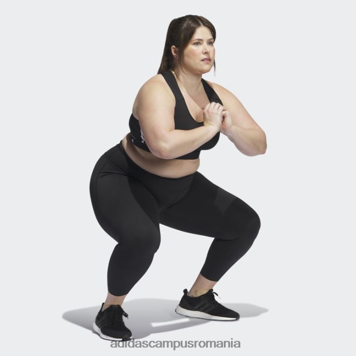 adidas campus romania negru optime training lux 7/8 jambiere fashion femei negru J266N22284