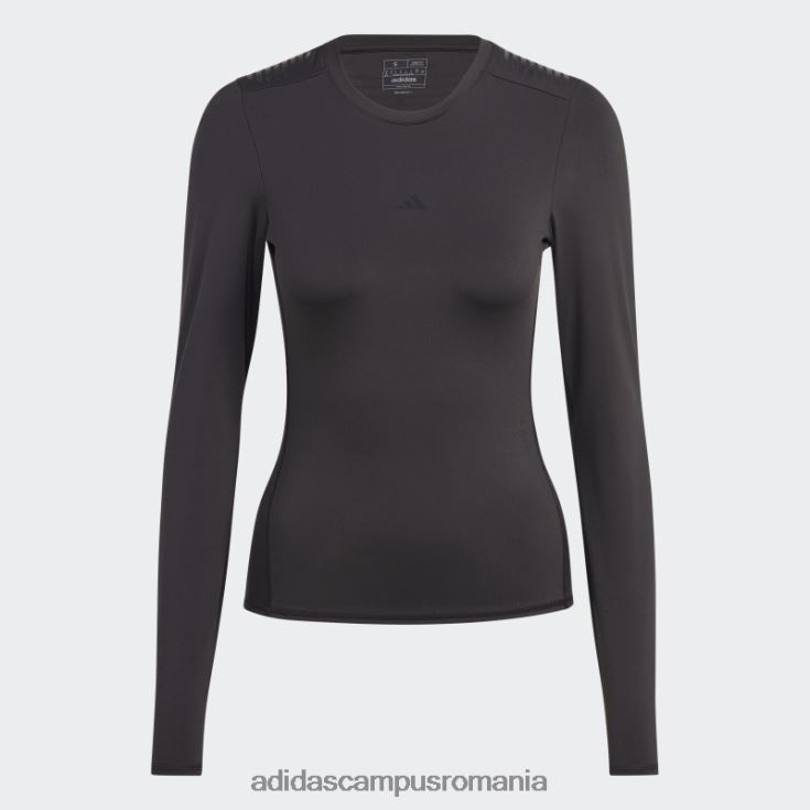 adidas campus romania negru techfit control cu ​​mânecă lungă top de antrenament cu mânecă lungă femei negru J266N217135