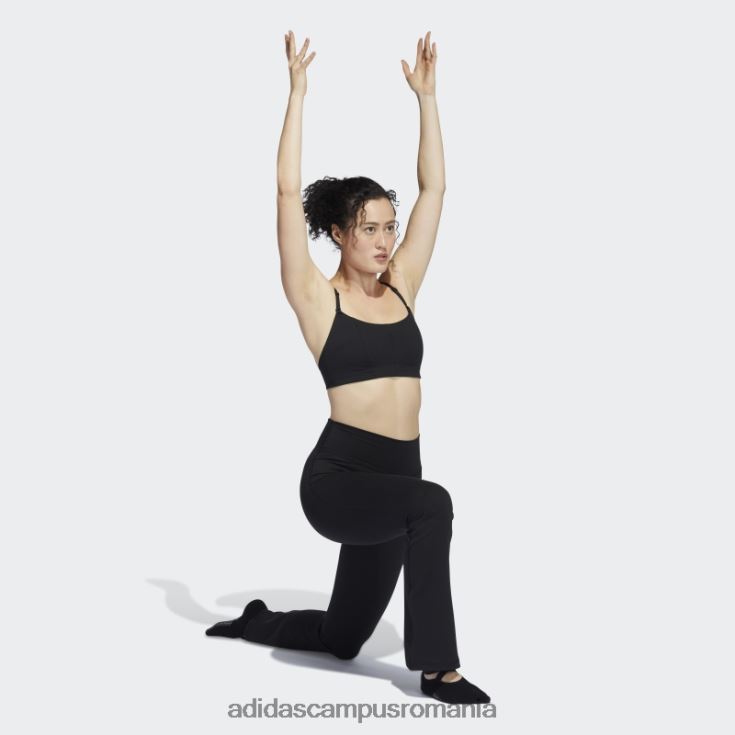 adidas campus romania negru yoga studio jambiere evazate moda femei negru J266N216457