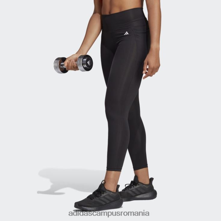 adidas campus romania optime stash buzunar cu talie înaltă jambiere 7/8 negru femei negru J266N29614