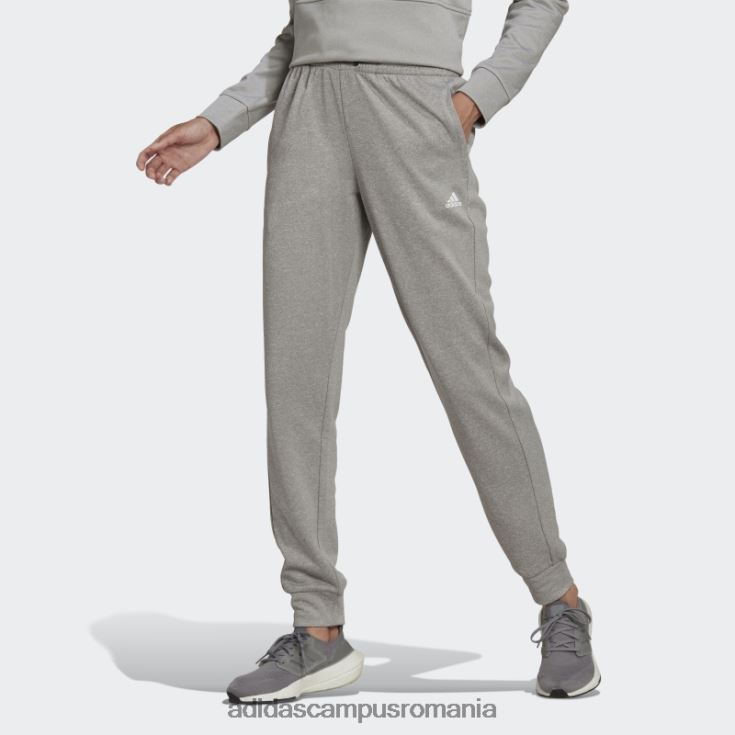 adidas campus romania pantaloni conici aeroready gri mediu adidas femei gri mediu/alb J266N28940