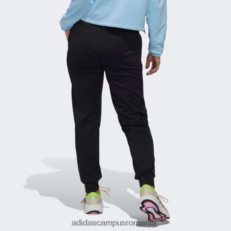 adidas campus romania pantaloni conici aeroready negri femei alb negru J266N28900