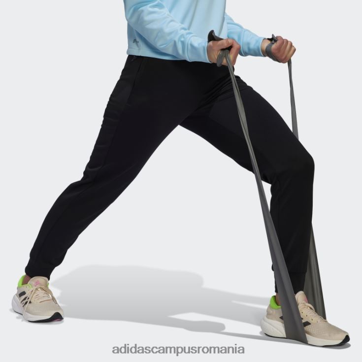 adidas campus romania pantaloni conici aeroready negri femei alb negru J266N28900