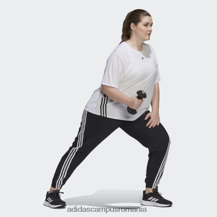 adidas campus romania pantaloni cu 3 dungi (plus mărime) adidas femei negru J266N29837
