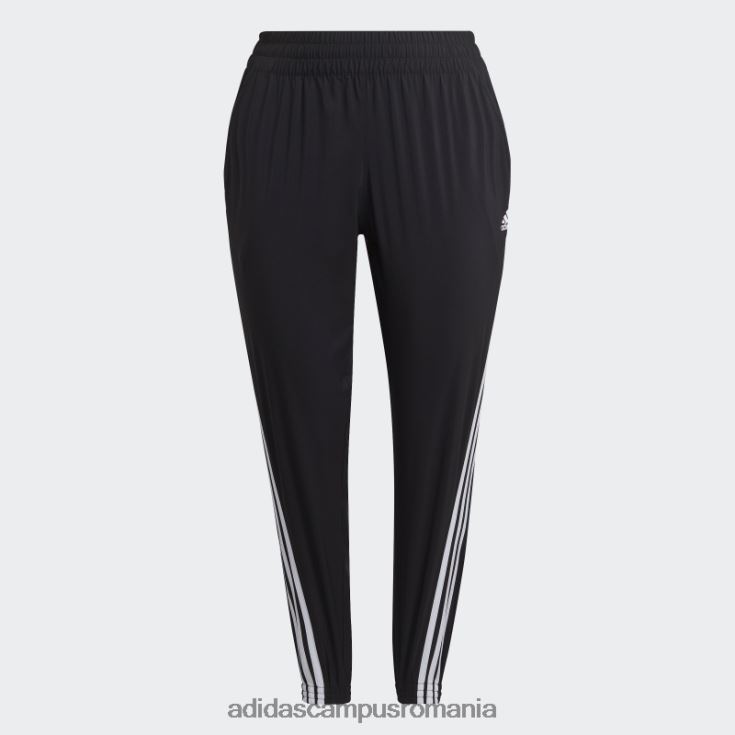 adidas campus romania pantaloni cu 3 dungi (plus mărime) adidas femei negru J266N29837