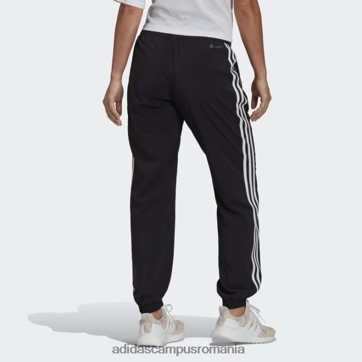 adidas campus romania pantaloni țesuți cu 3 dungi negru trainicons femei negru J266N29400