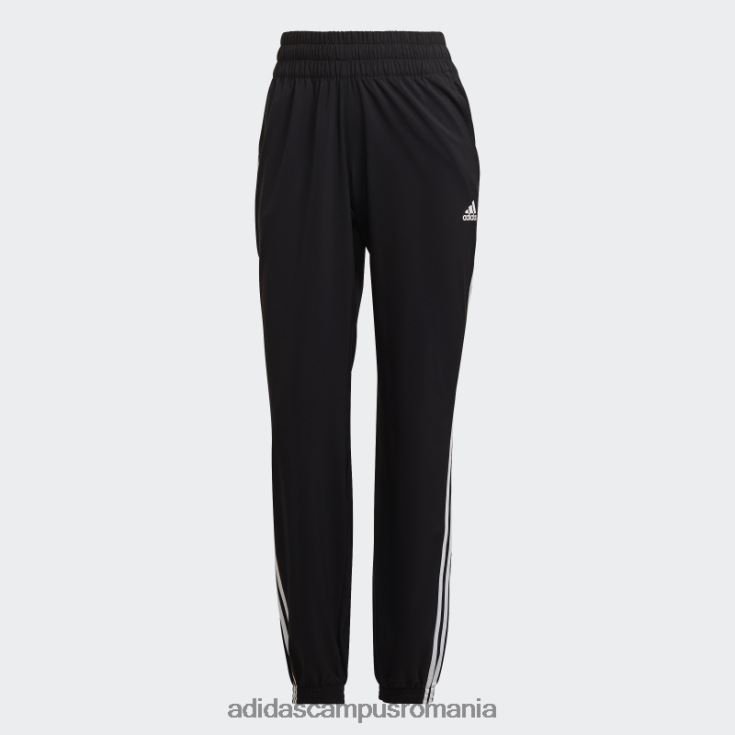 adidas campus romania pantaloni țesuți cu 3 dungi negru trainicons femei negru J266N29400