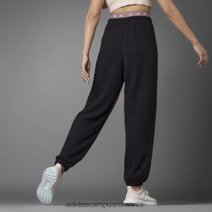 adidas campus romania pantaloni hyperglam french terry violet femei violet/negru/alb J266N210460