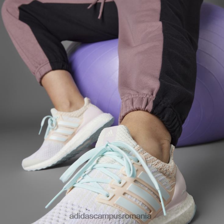 adidas campus romania pantaloni hyperglam french terry violet femei violet/negru/alb J266N210460