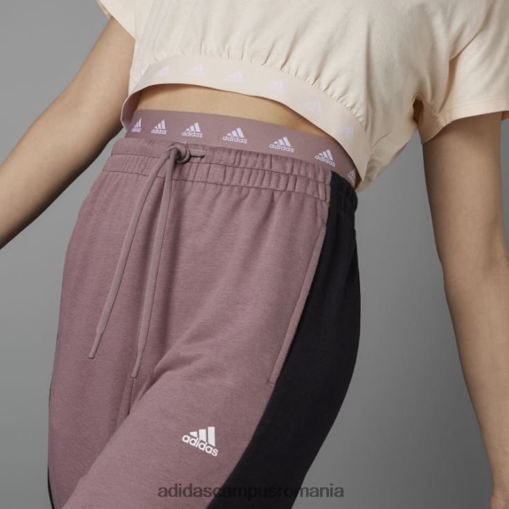 adidas campus romania pantaloni hyperglam french terry violet femei violet/negru/alb J266N210460