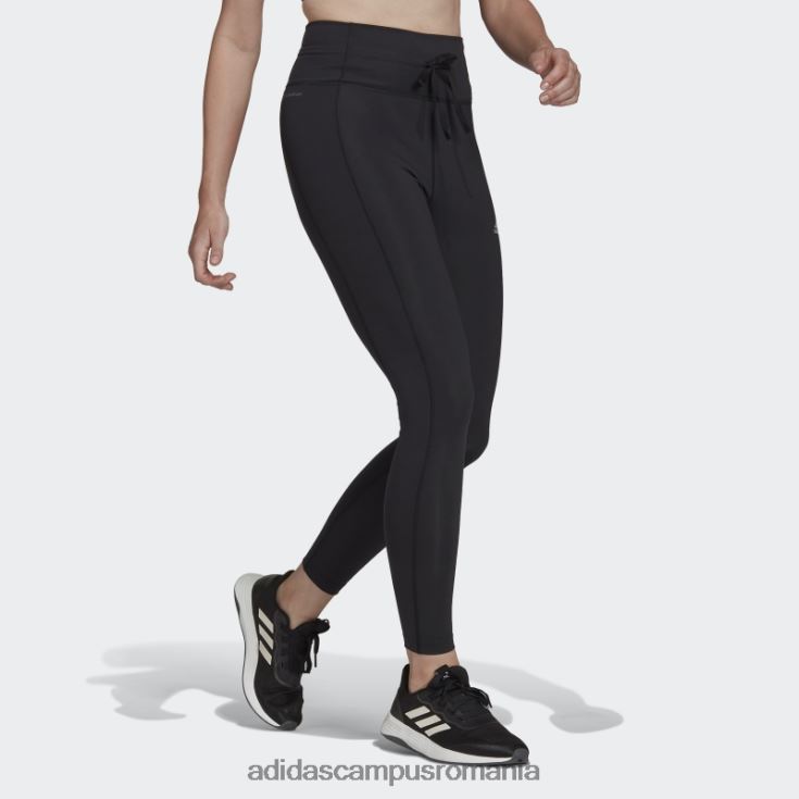 adidas campus romania pantaloni negri pentru alergare esențiali 7/8 femei alb negru J266N23737
