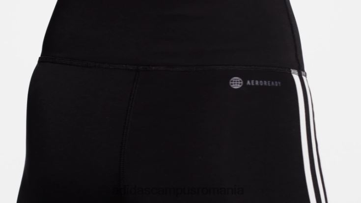adidas campus romania pantaloni negri pentru antrenament cu 3 dungi pantaloni scurti cu talie înaltă adidas femei negru J266N216731