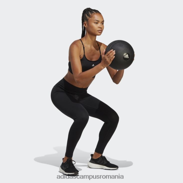 adidas campus romania pantaloni negri pentru antrenament cu talie înaltă 7/8 adidas femei negru J266N28865