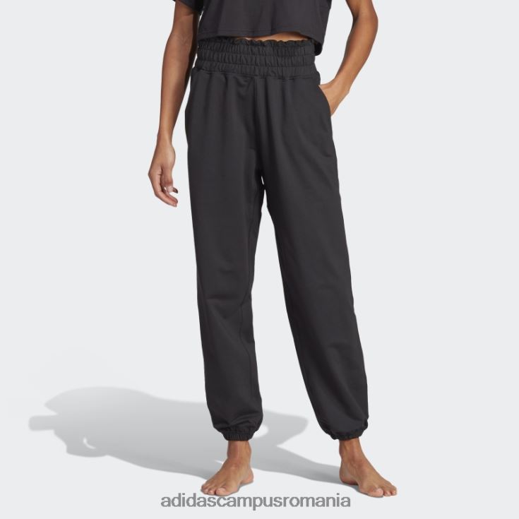 adidas campus romania pantaloni negri yoga studio femei negru J266N216439