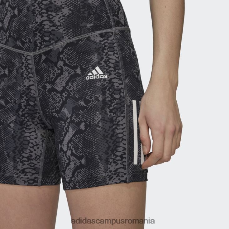 adidas campus romania pantaloni scurți de antrenament cu talie mare hyperglam aeroready multicolor femei multicolor/gri/negru J266N23248