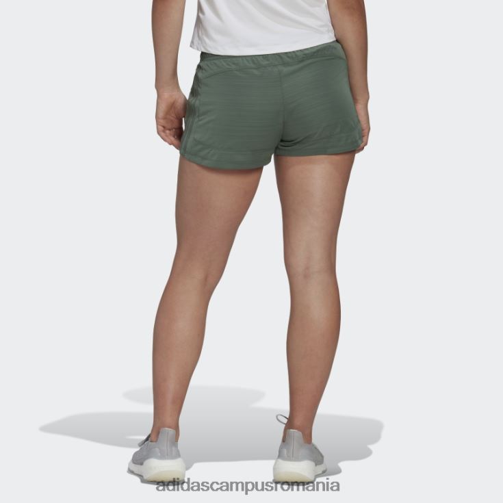 adidas campus romania pantaloni scurți țesăți cu țesuturi oxide verde pacer 3 dungi femei oxid verde J266N210481
