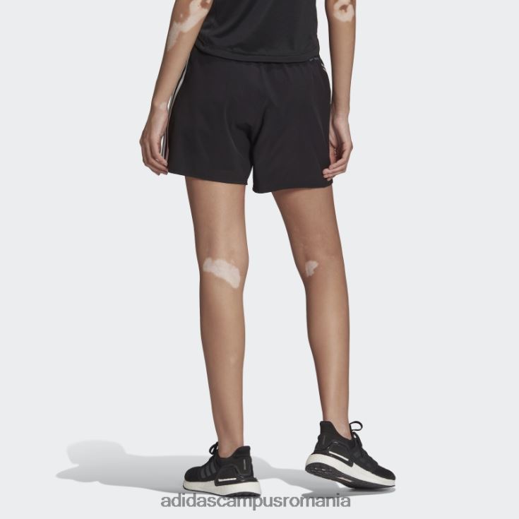 adidas campus romania pantaloni scurți țesuți cu 3 dungi trainicons negru femei negru J266N29517