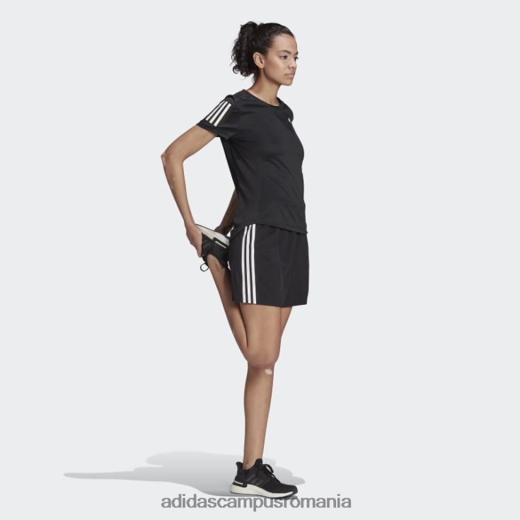 adidas campus romania pantaloni scurți țesuți cu 3 dungi trainicons negru femei negru J266N29517